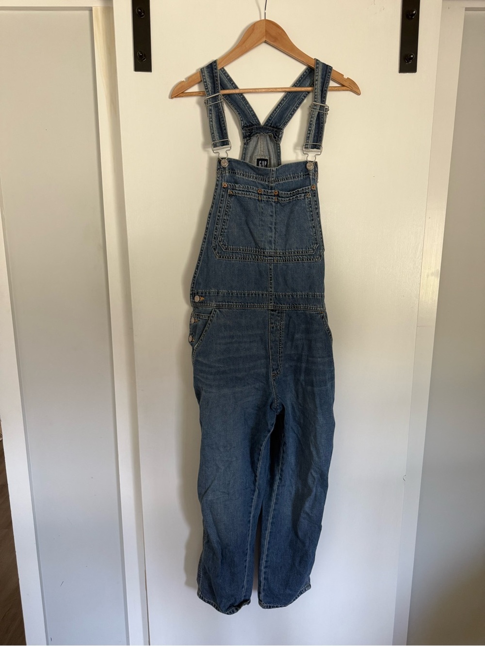 GAP Blue Denim Overalls Jumpsuit
